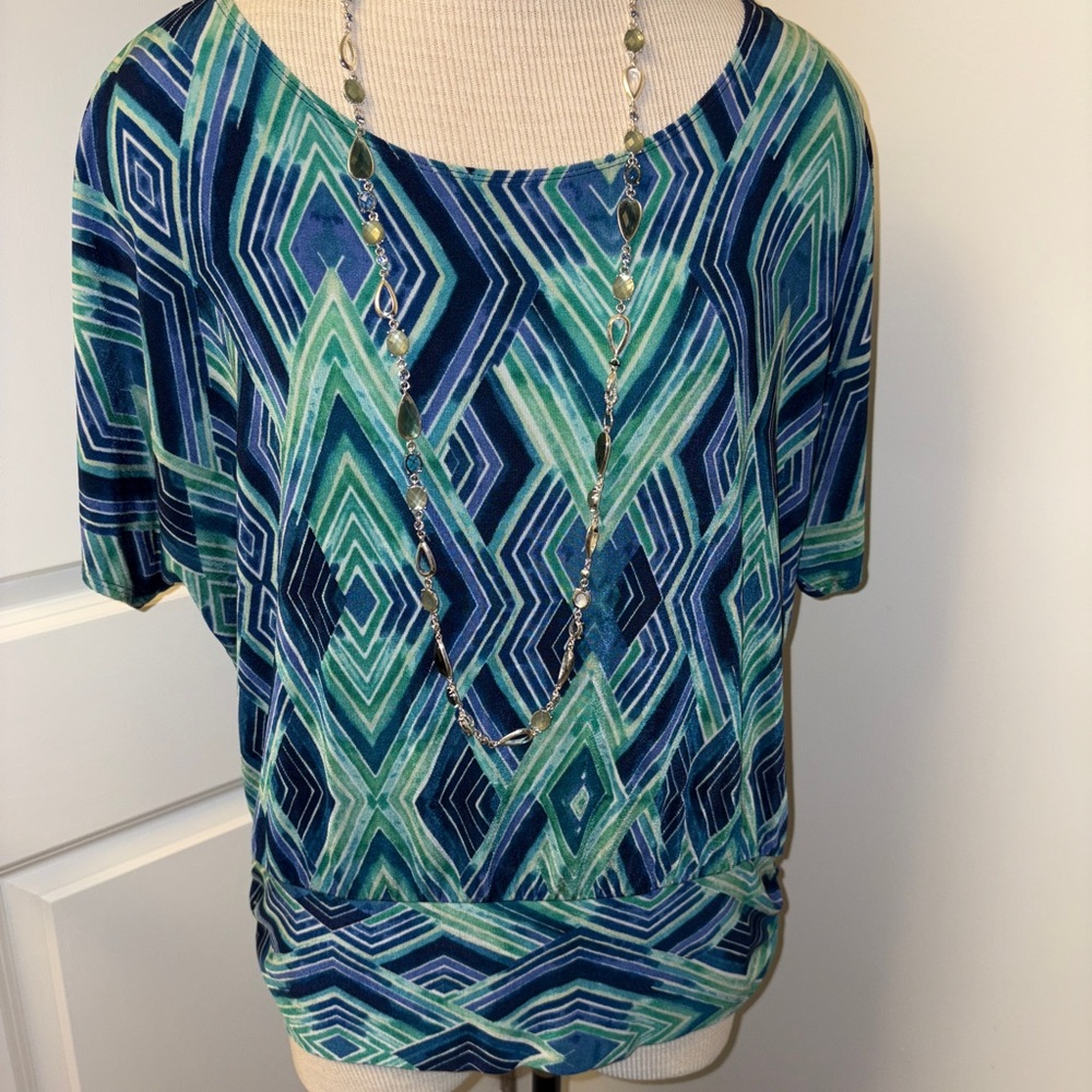 Easy Fitting, Banded Bottom Blouse